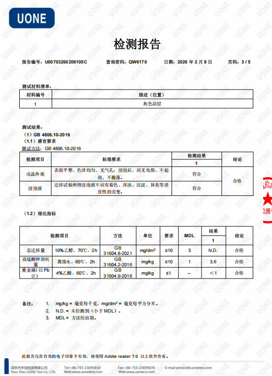 检测报告