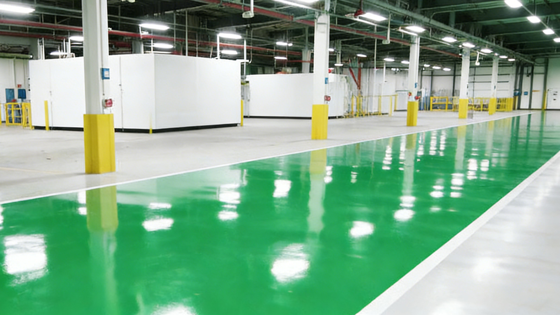 GINATECH仓库地面环氧地坪展示